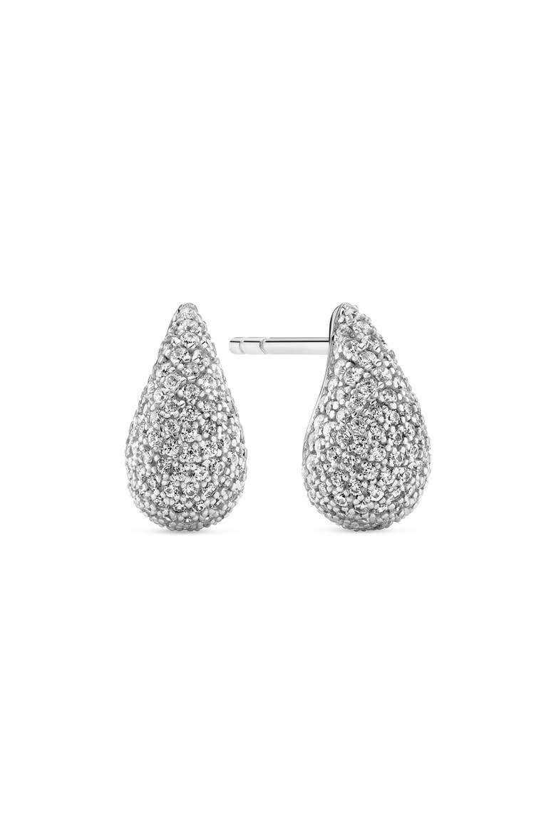 Earrings Goccia Calare Piccolo, Main, color, 925 Sterling Silver