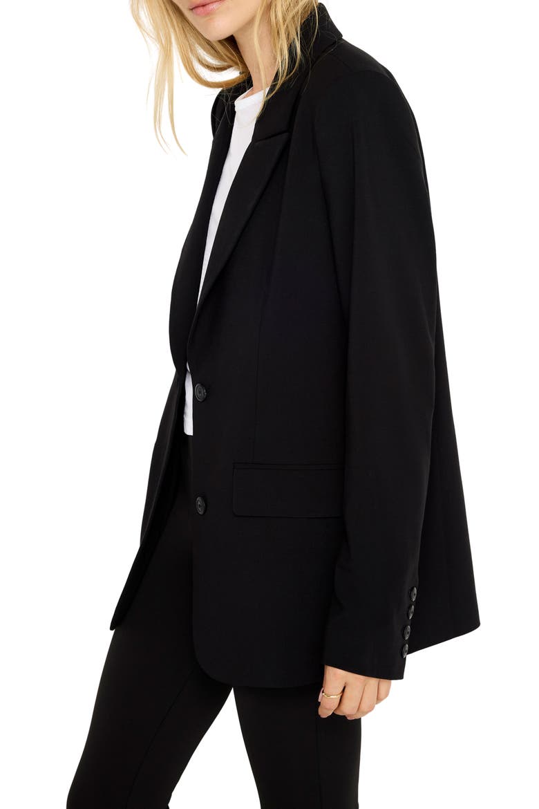 Oversize Suiting Blazer, Alternate, color, BLACK001