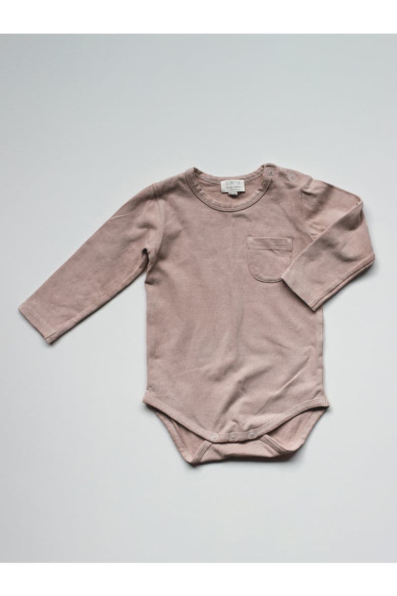 The Long-Sleeve Bodysuit, Alternate, color, antique rose