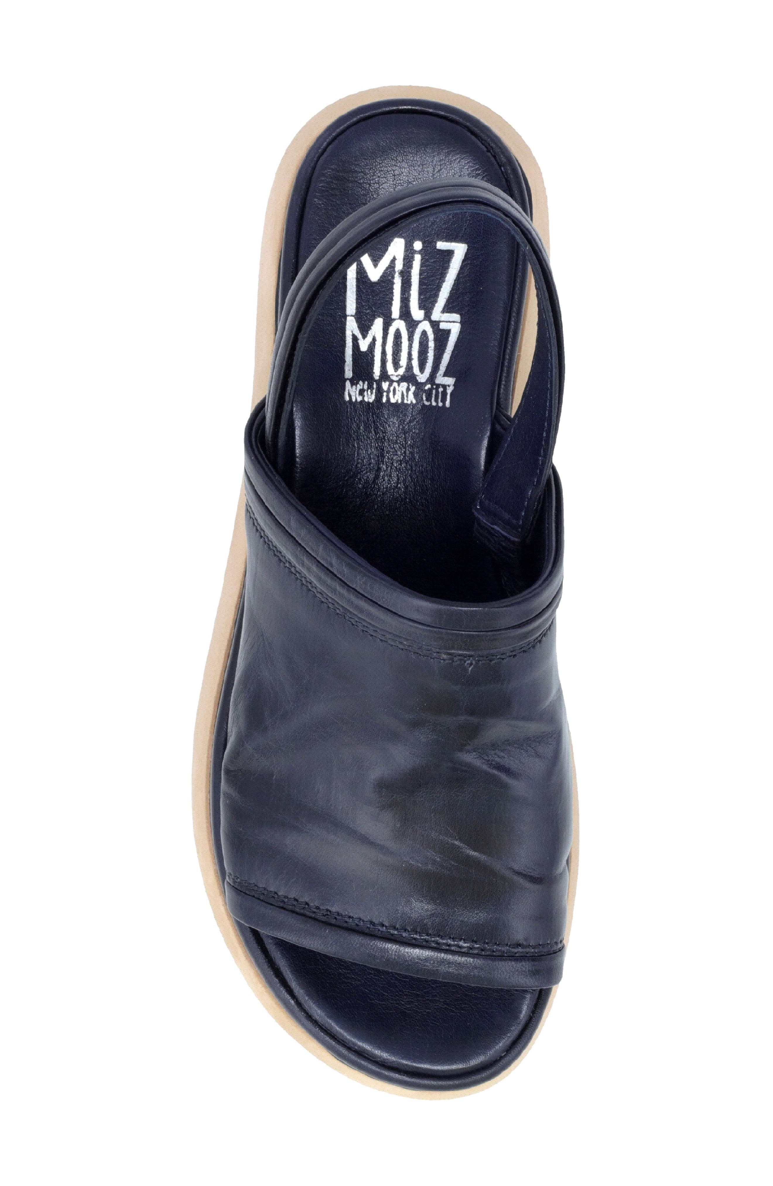 Miz Mooz Peep Slingback Sandal, Alternate, color, 