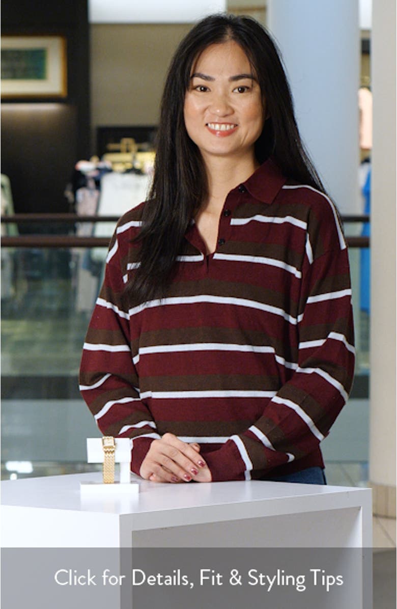 The Eleanor Slim Tank Bracelet Watch, 20mm x 34mm, sales video thumbnail