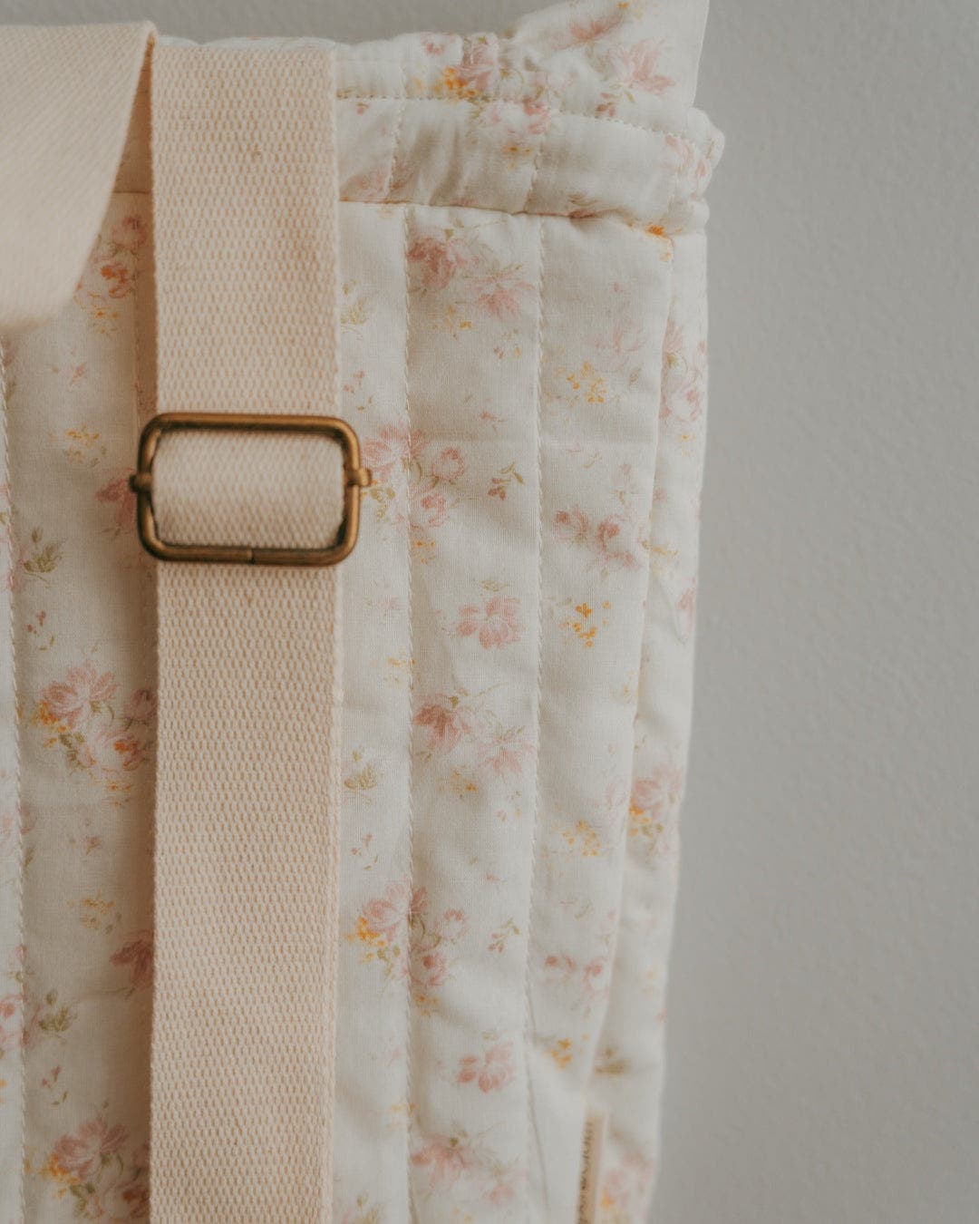 Eloise Quilted Backpack, Alternate, color, Vintage Rose