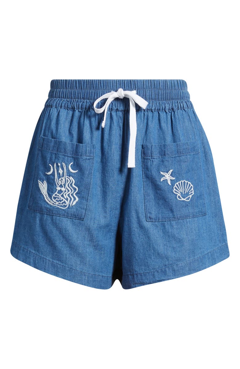 Rip Curl Catalina Island Cotton Shorts, Alternate, color, Mid Blue