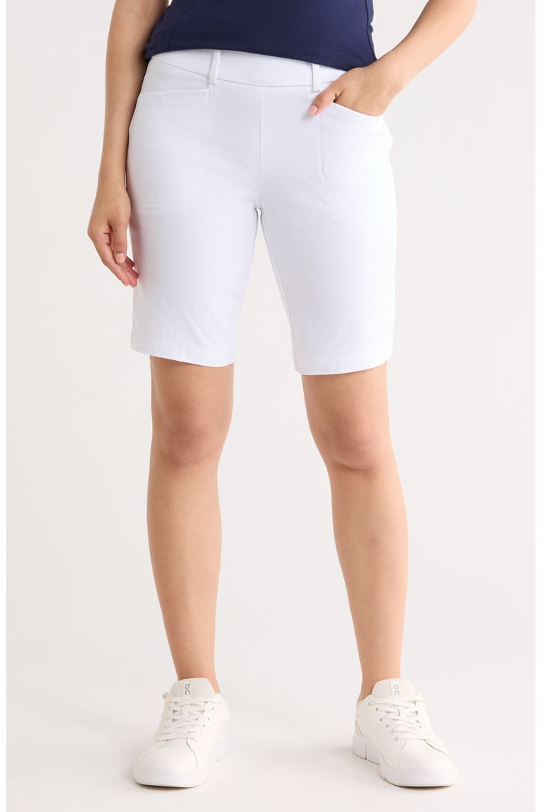 Stretch Performance Golf Shorts, Main, color, BRILLIANT WHITE