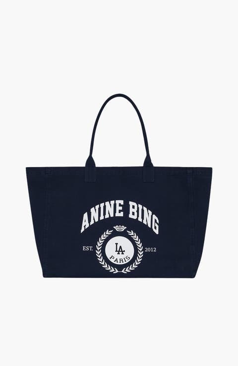 Leo Collegiate Canvas Tote