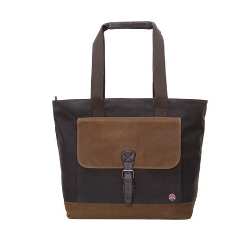 Waxed Montague Tote Bag