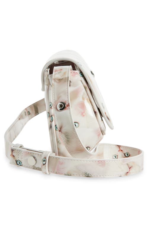 Diesel ® Play Faux Leather Crossbody Bag In White