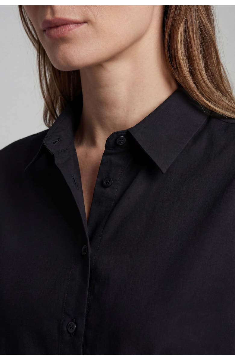 Lords of Harlech Womens Short Sleeve Linen Shirt, Alternate, color, Black