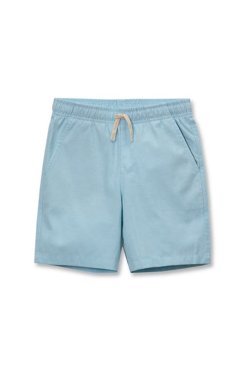 Lands' End Kids' Boys Oxford Pull On Shorts In Blue