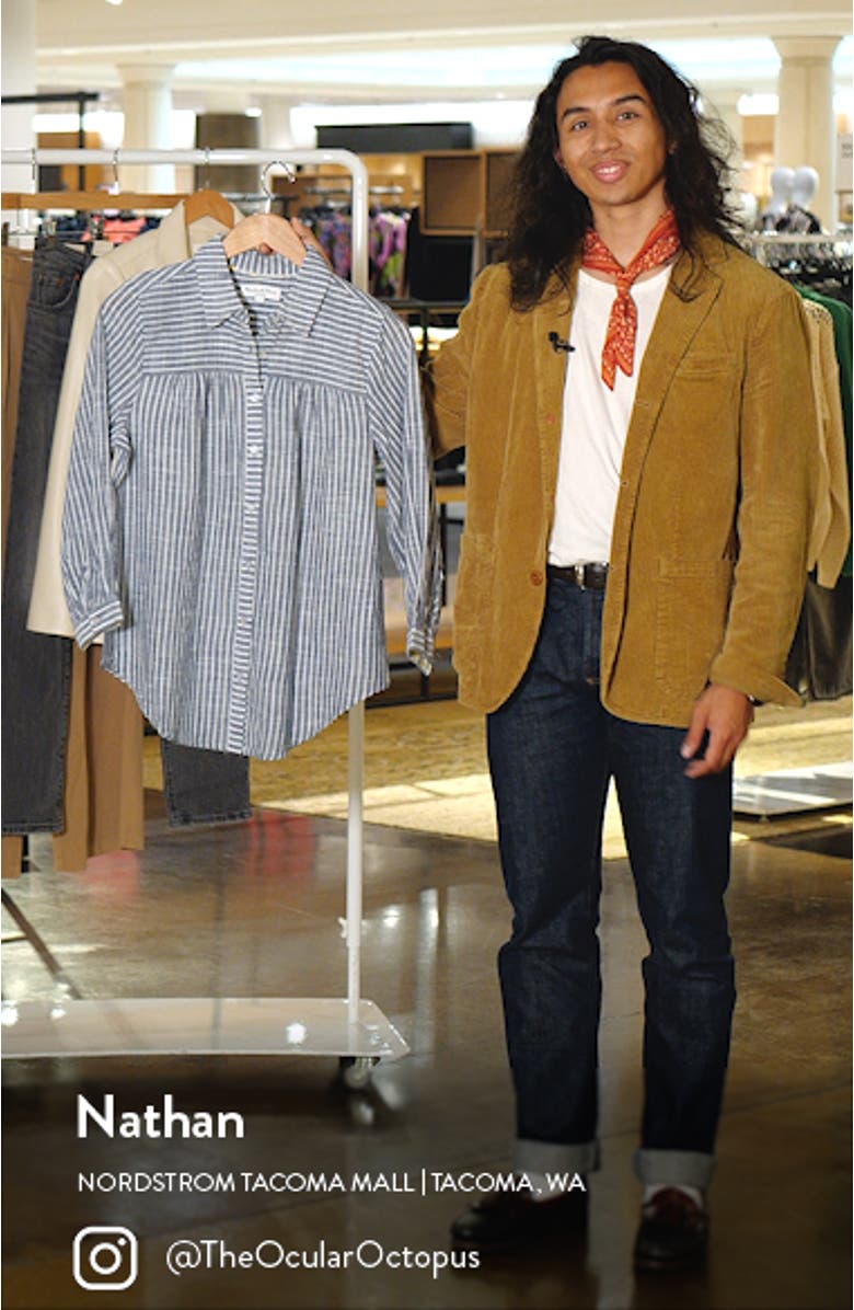 Robyn Cotton Button-Up Shirt, sales video thumbnail