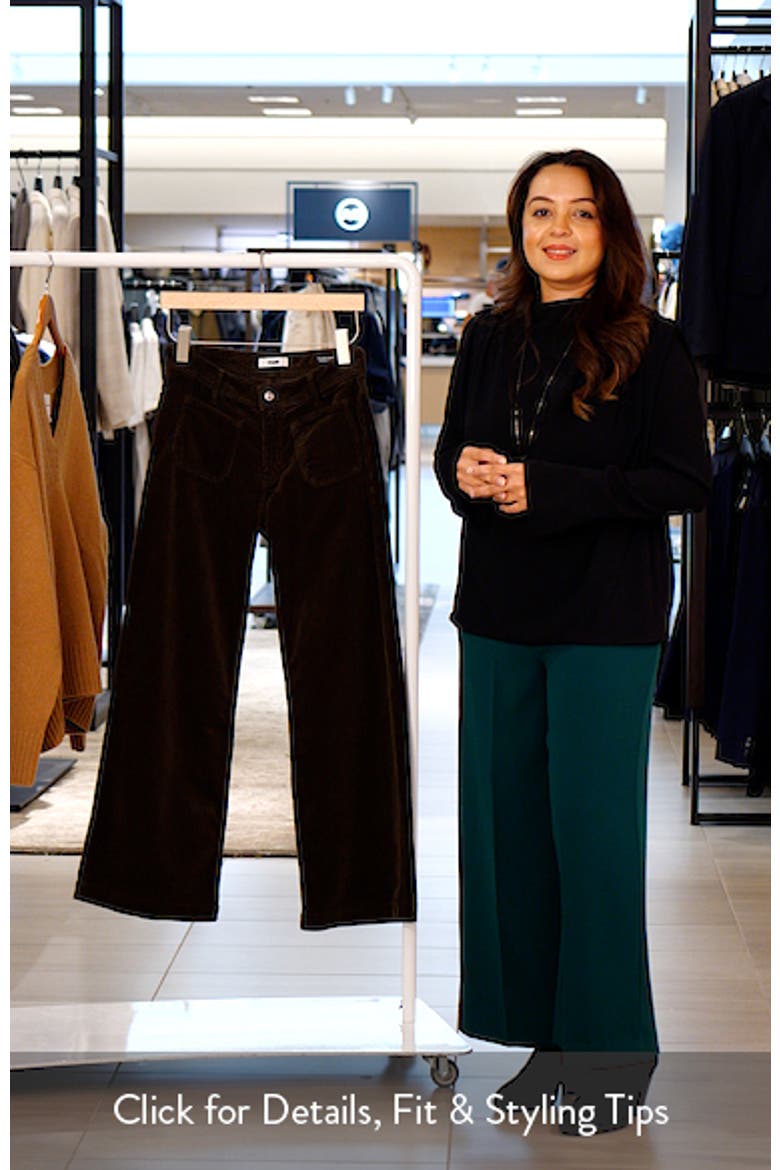 Paloma Marine Patch Pocket Corduroy Wide Leg Pants video