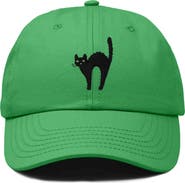 Dalix Black Cat Embroidered Casual Hat