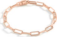 Mint & Lily Open Link Paperclip Chain Bracelet
