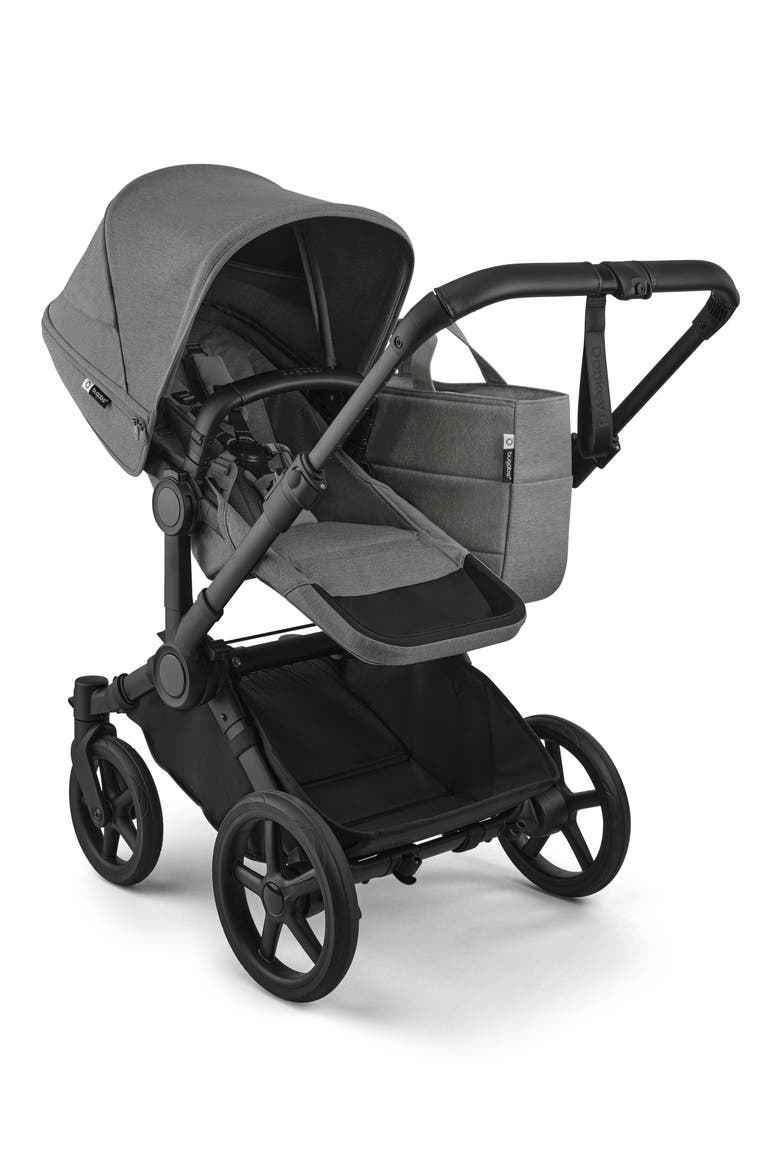 Donkey 6 Single-to-Double Stroller with Bassinet, Main, color, MOON GREY