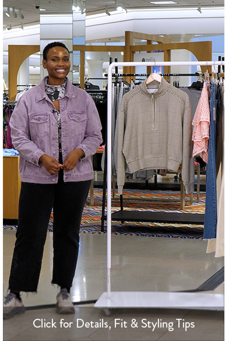 Skyloft Printed Quarter Zip Sweatshirt video