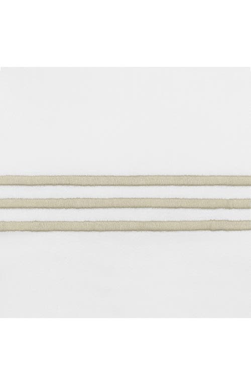 Matouk Bel Tempo Flat Sheet In White