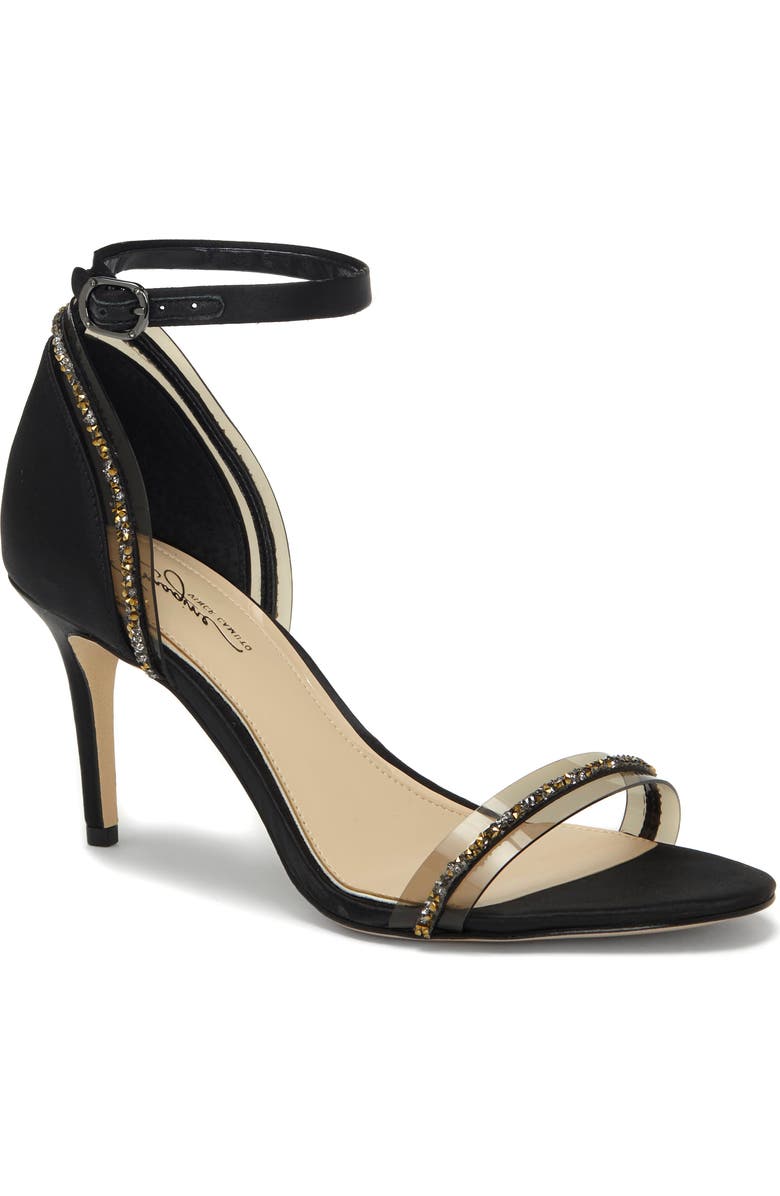 Imagine by Vince Camuto Phillipa Crystal Embellished Clear Sandal, Main, color,