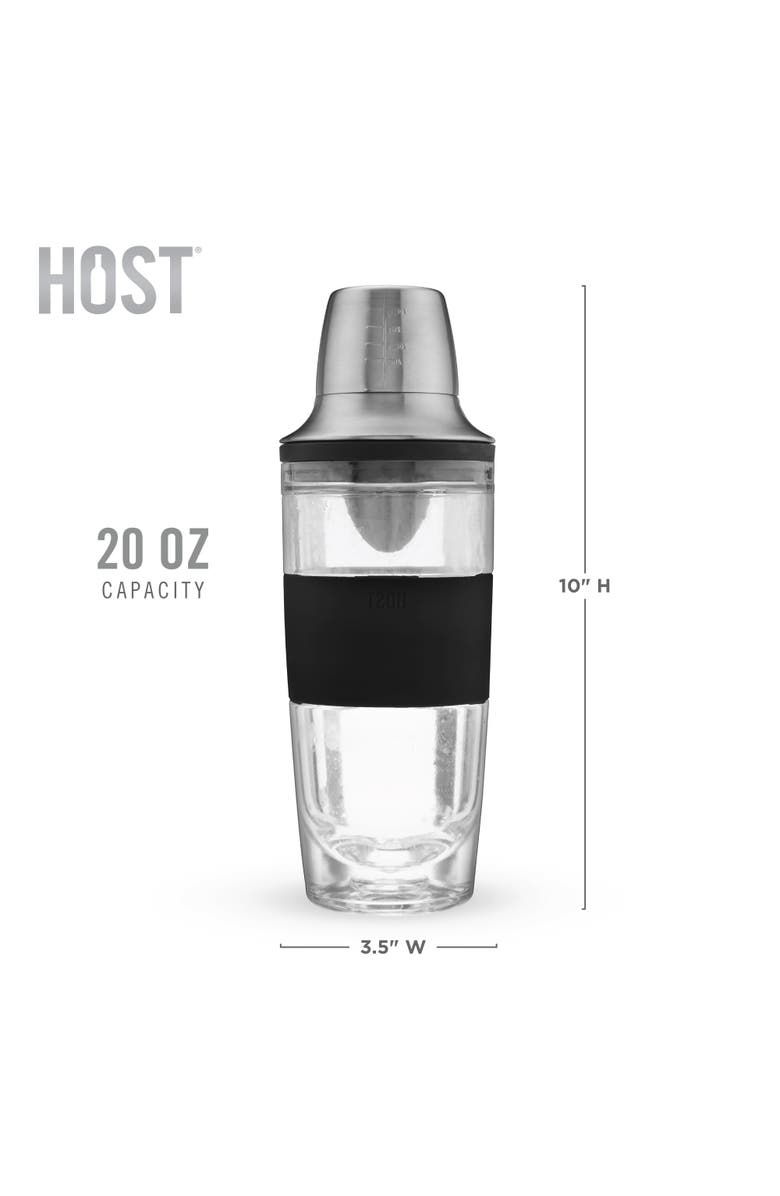 HOST Cocktail Shaker FREEZE, Alternate, color, Black