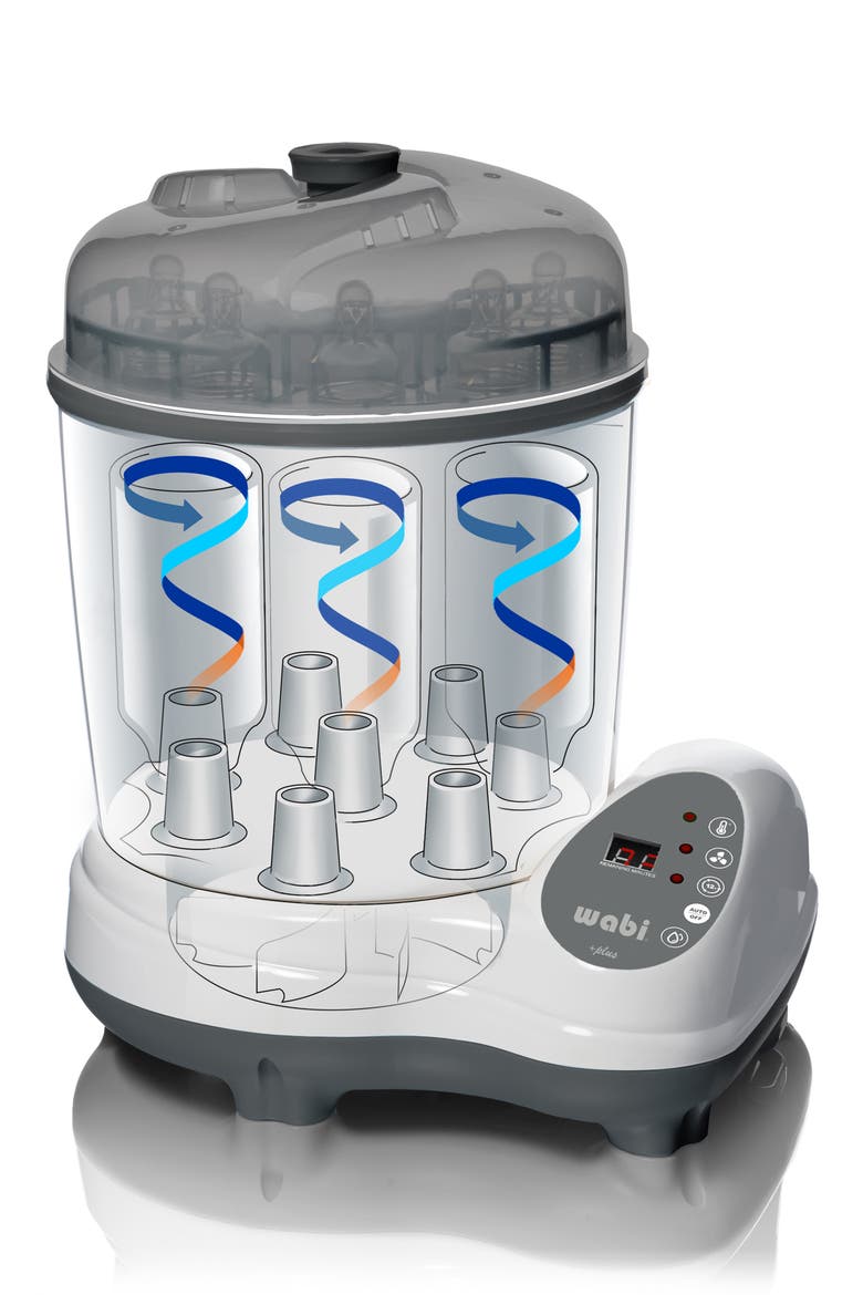 Steam Sanitizer & Dryer, Alternate, color, WHITE
