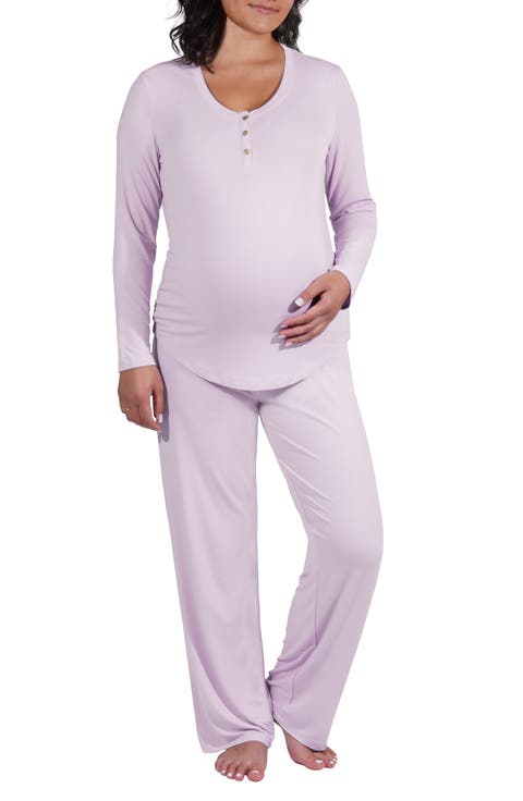 Laina During & After 2-Piece Maternity/Nursing Sleep Set