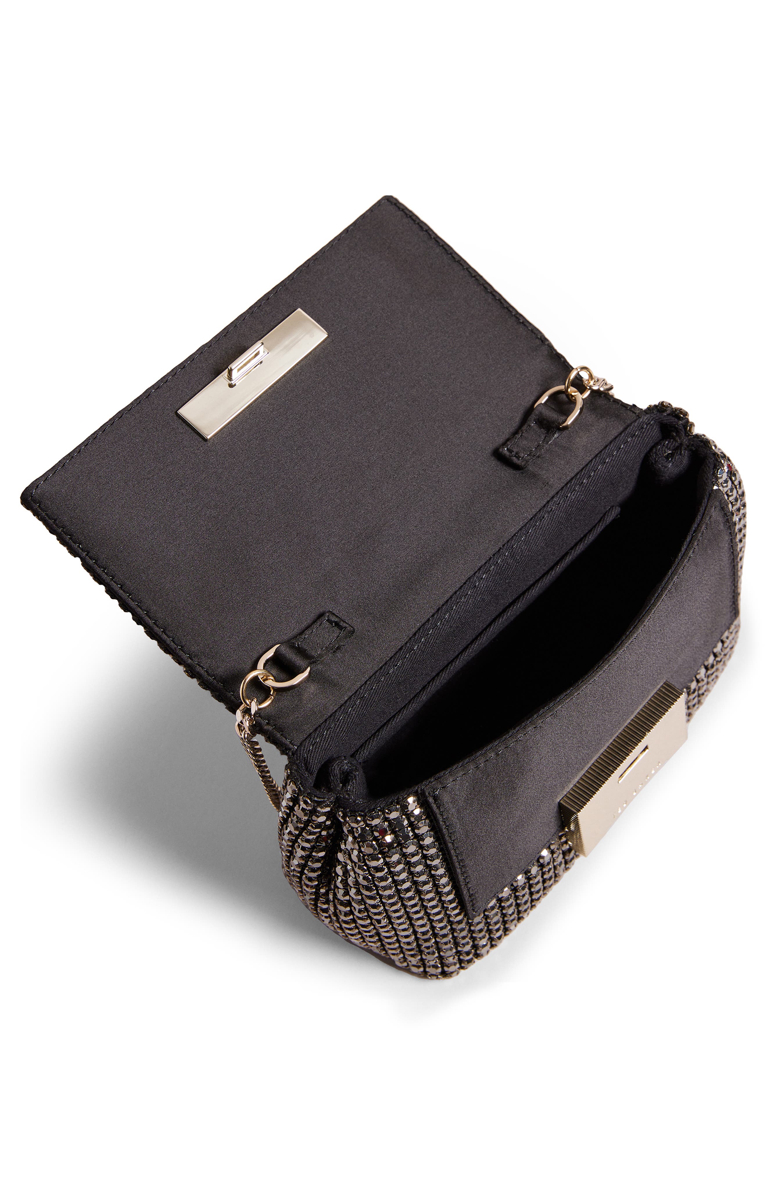 Ted Baker London Glitters Mini Crystal Crossbody Bag, Alternate, color, 