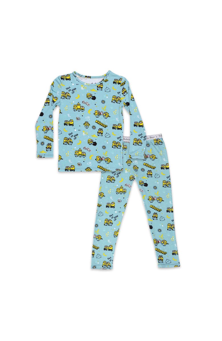 Bellabu Bear Kids' Minions Bello Banana Set of 2 Piece Pajamas, Main, color, 
