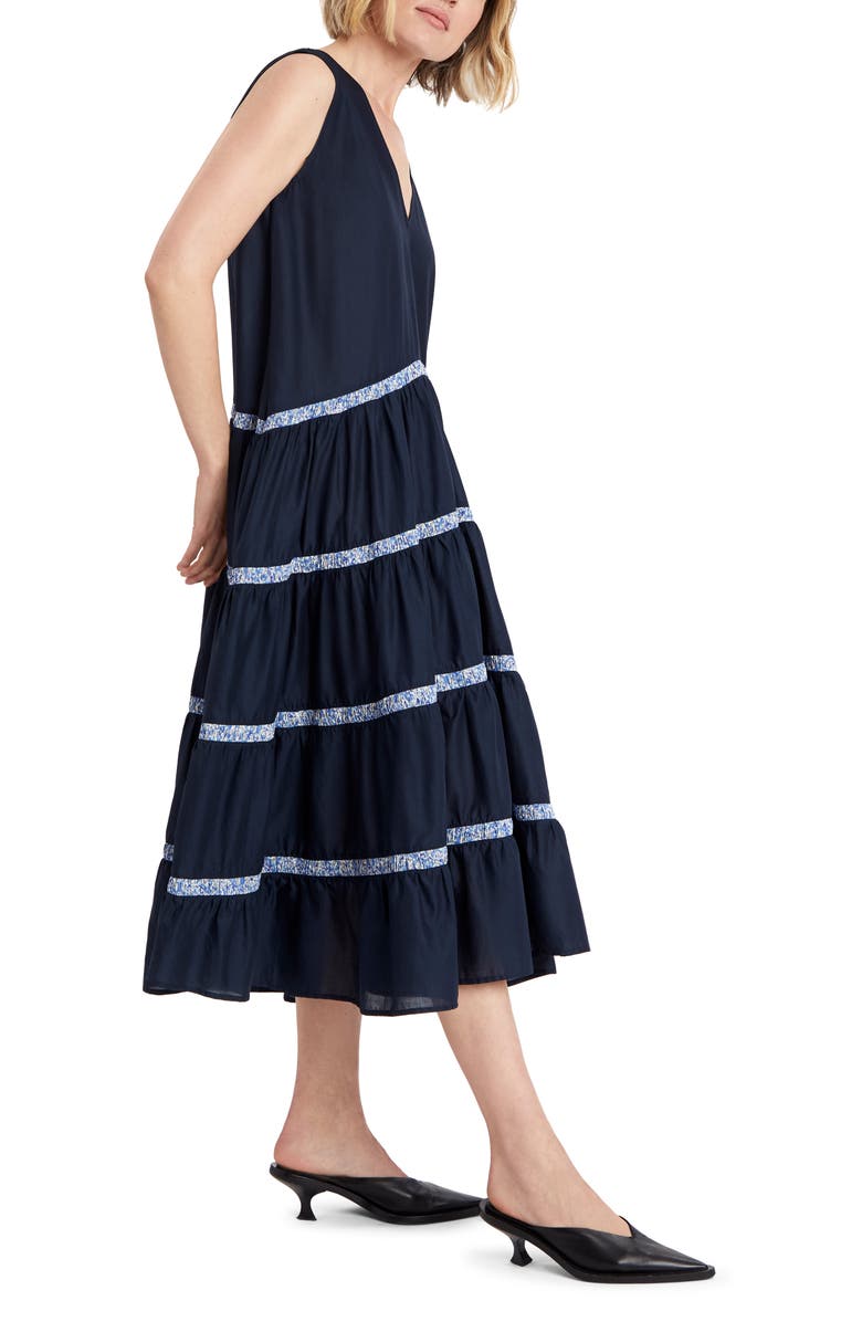 Merlette x Liberty London Wallis Sleeveless Cotton Lawn Dress, Alternate, color, 