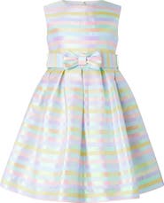 Rachel Riley Pastel Stripe Party Dress
