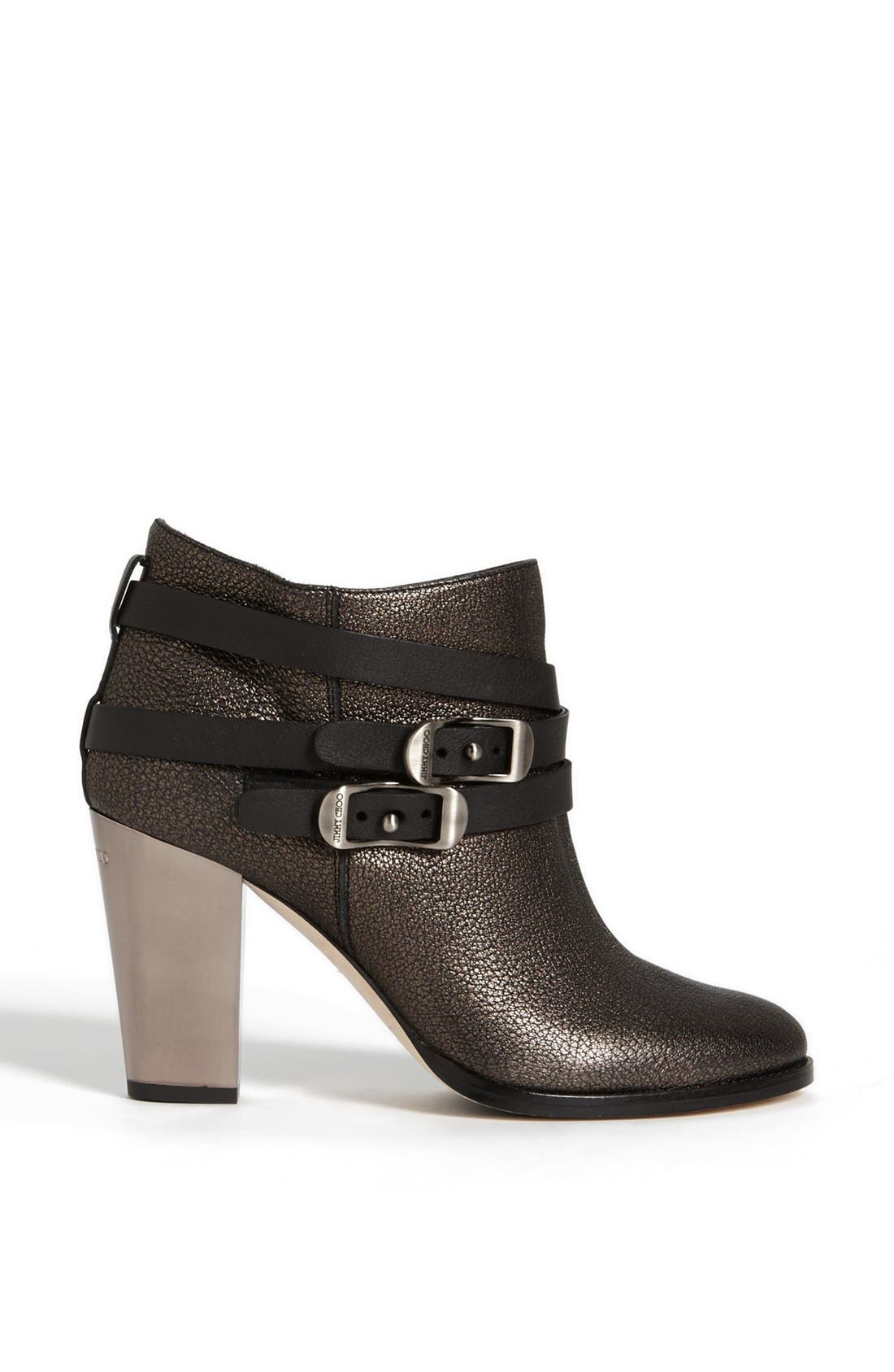'Melba' Bootie, Alternate, color, BLACK/ ANTHRACITE