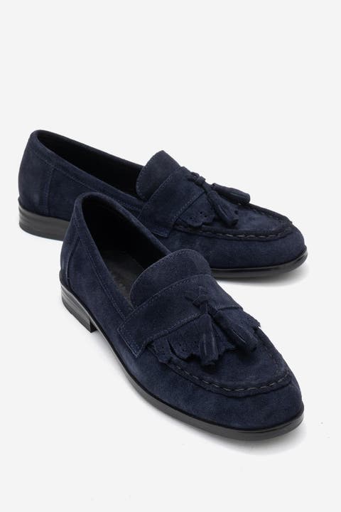 Lupen Leather Tassel Loafer (Women)