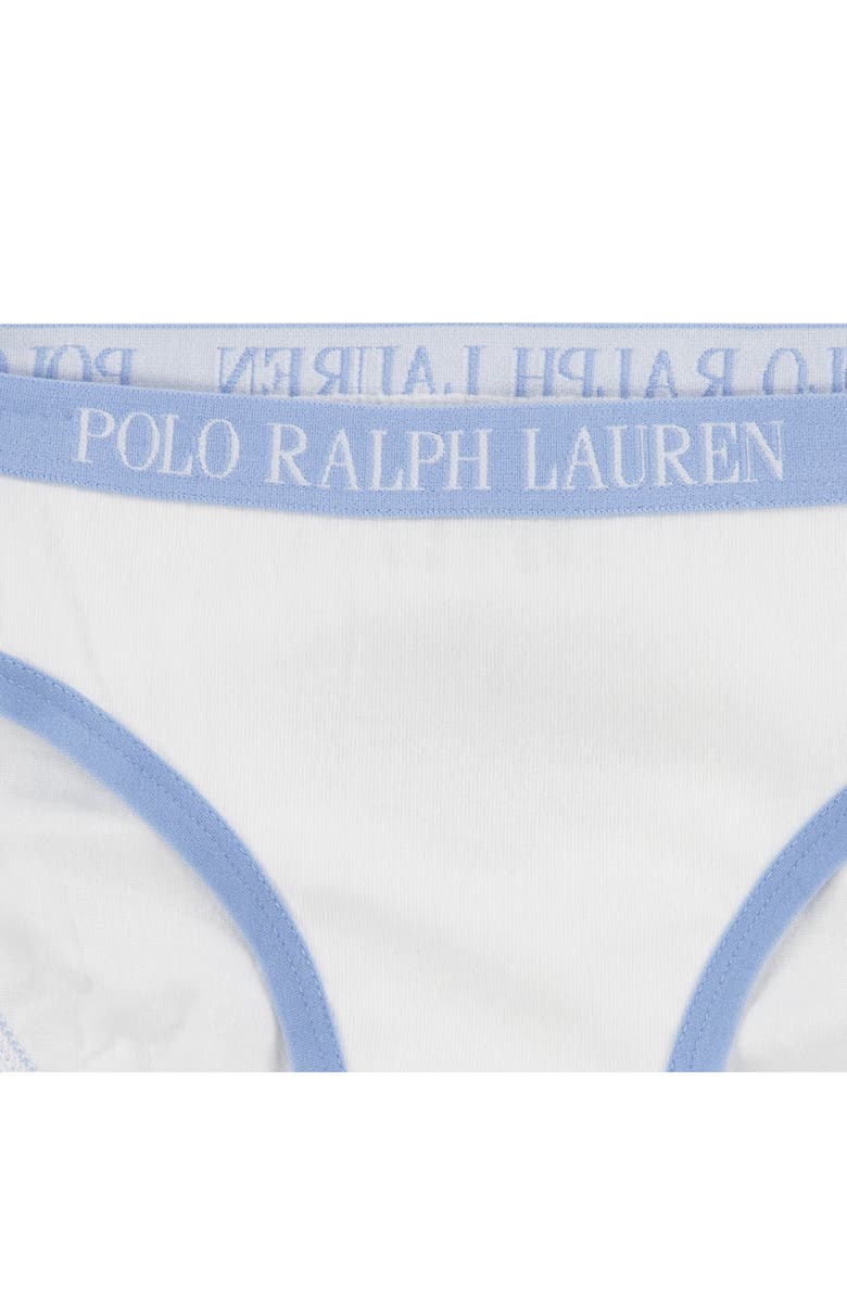 Ralph Lauren Kids' Assorted 3-Pack Bikini Briefs, Alternate, color, Elite Blue