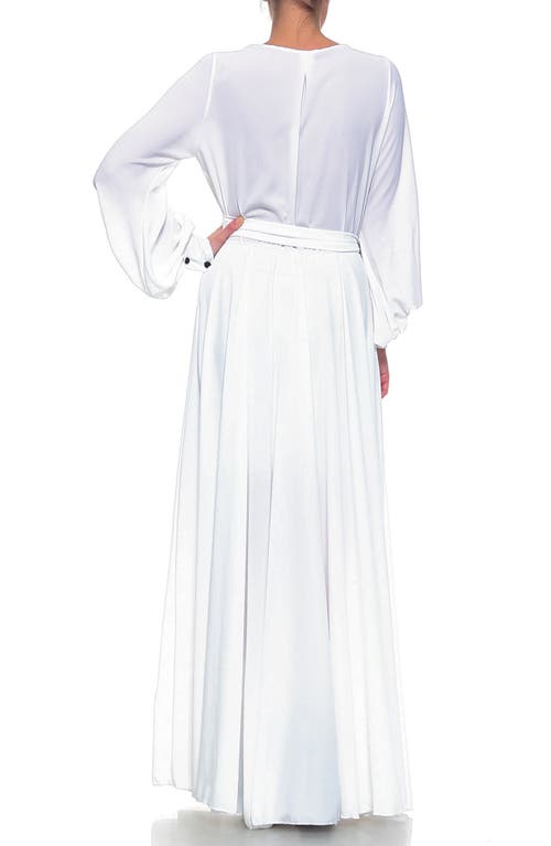Meghan La Lilypad Maxi Dress In White