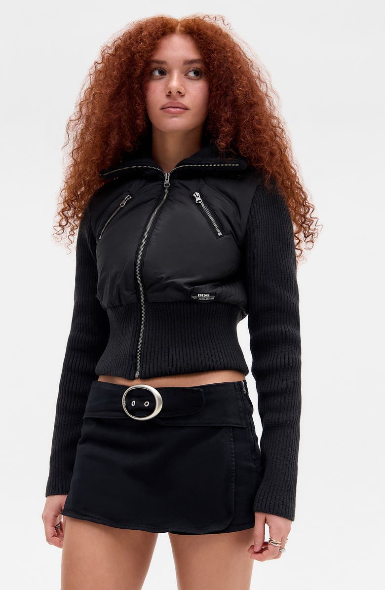 BDG Urban Outfitters Missy Skort, Alternate, color, Black