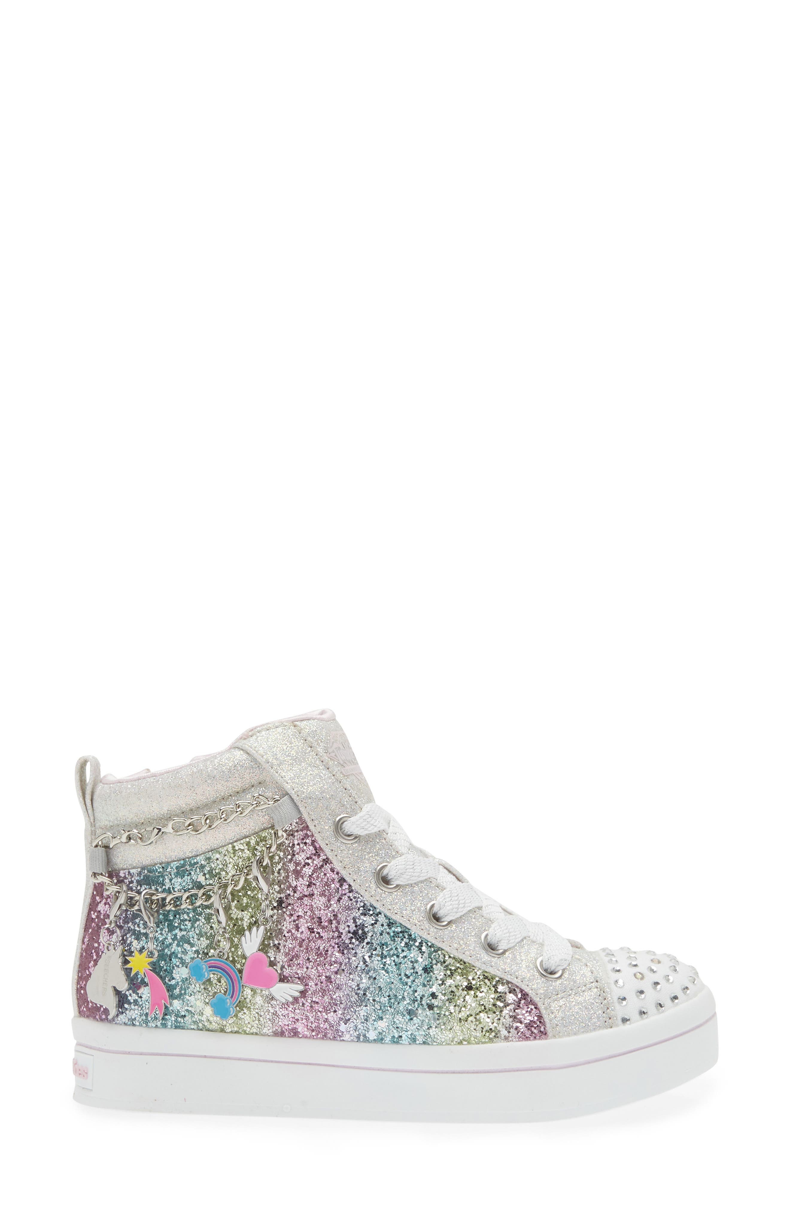 SKECHERS Kids' Twinkle Toes<sup>®</sup> Twi-Lites Light-Up High Top Sneaker, Alternate, color, 