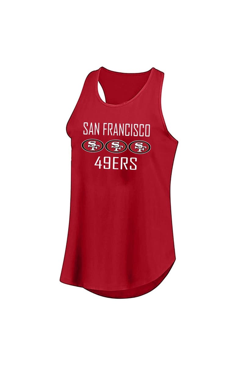 FANATICS Women's Fanatics Christian McCaffrey Scarlet San Francisco 49ers Plus Size Name & Number Tank Top, Alternate, color, Scarlet