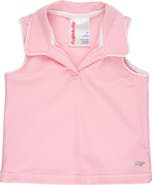 RuffleButts UPF50+ Sleeveless Polo Active Top
