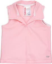 RuffleButts UPF50+ Sleeveless Polo Active Top