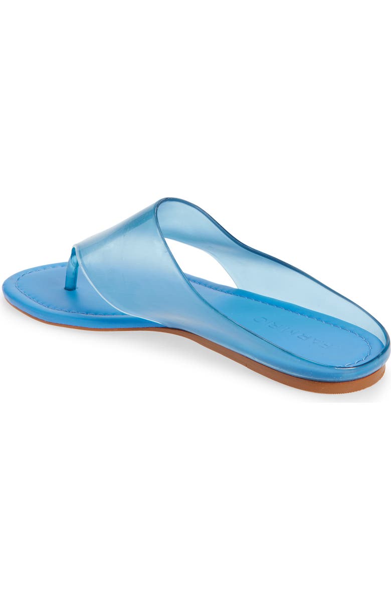 FARM Rio Jelly Flat Flip Flop, Alternate, color, Blue Bird