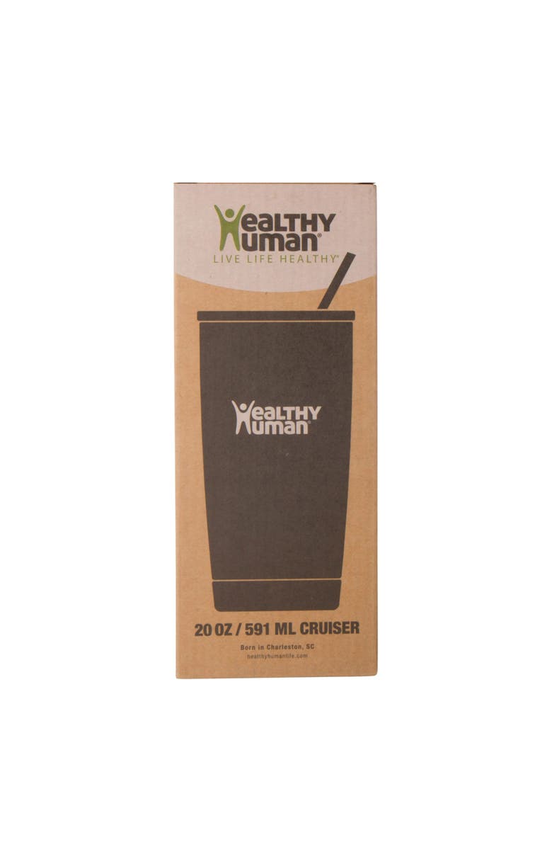 Healthy Human The Cruiser Tumbler 20 oz, Alternate, color, Black Onyx
