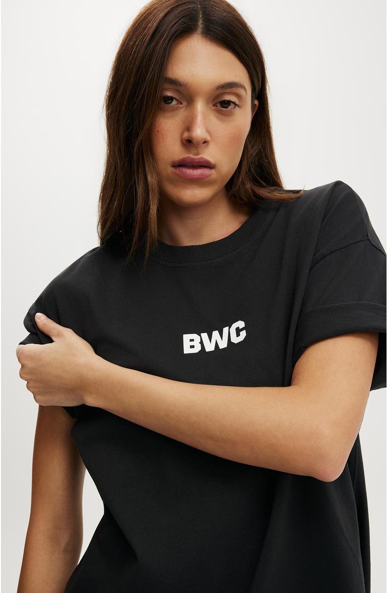 Body Women's Active Graphic Tee, Alternate, color, Washed Black Bwc