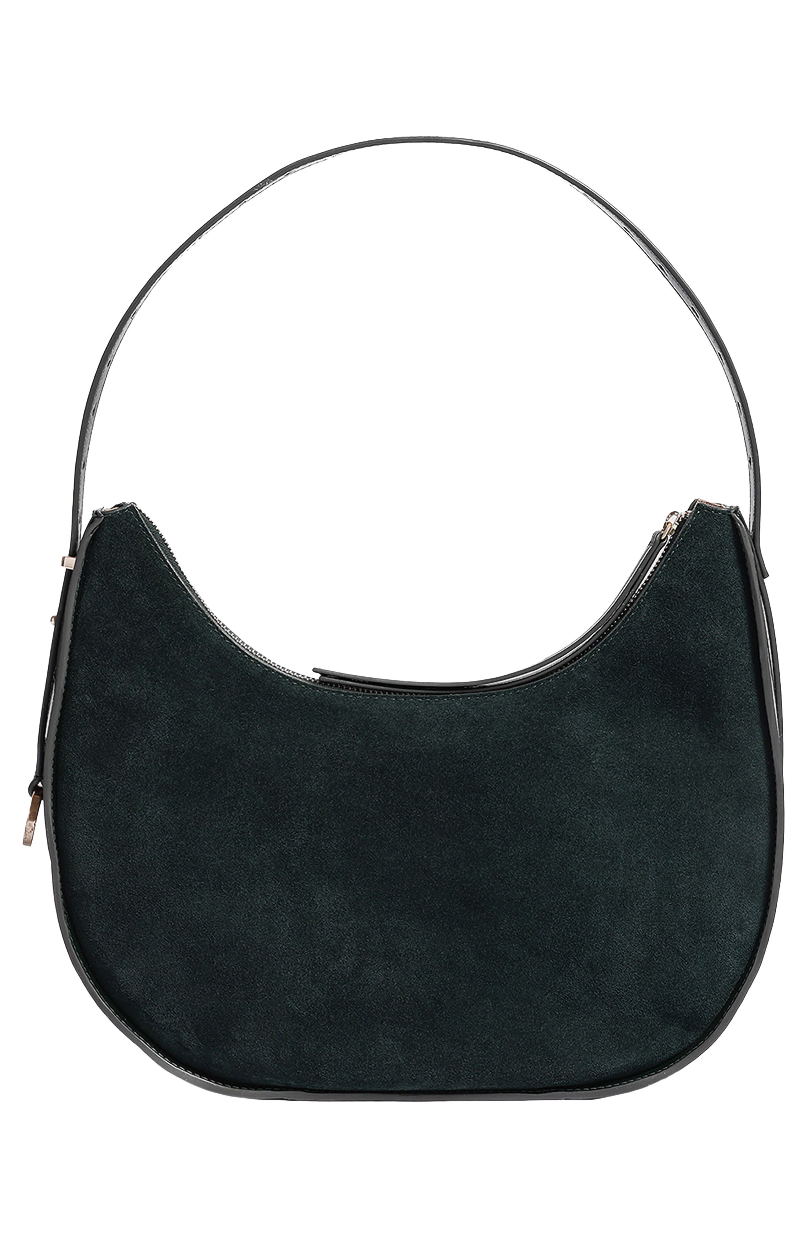 Chelsea Medium Leather Hobo, Alternate, color, LODEN
