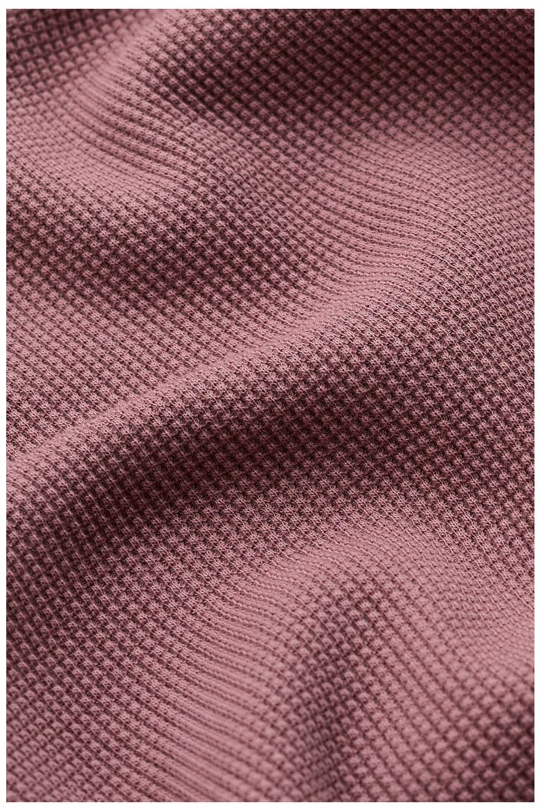 Jackline Organic Cotton Waffle Sweatshirt, Alternate, color, DUSTY PURPLE