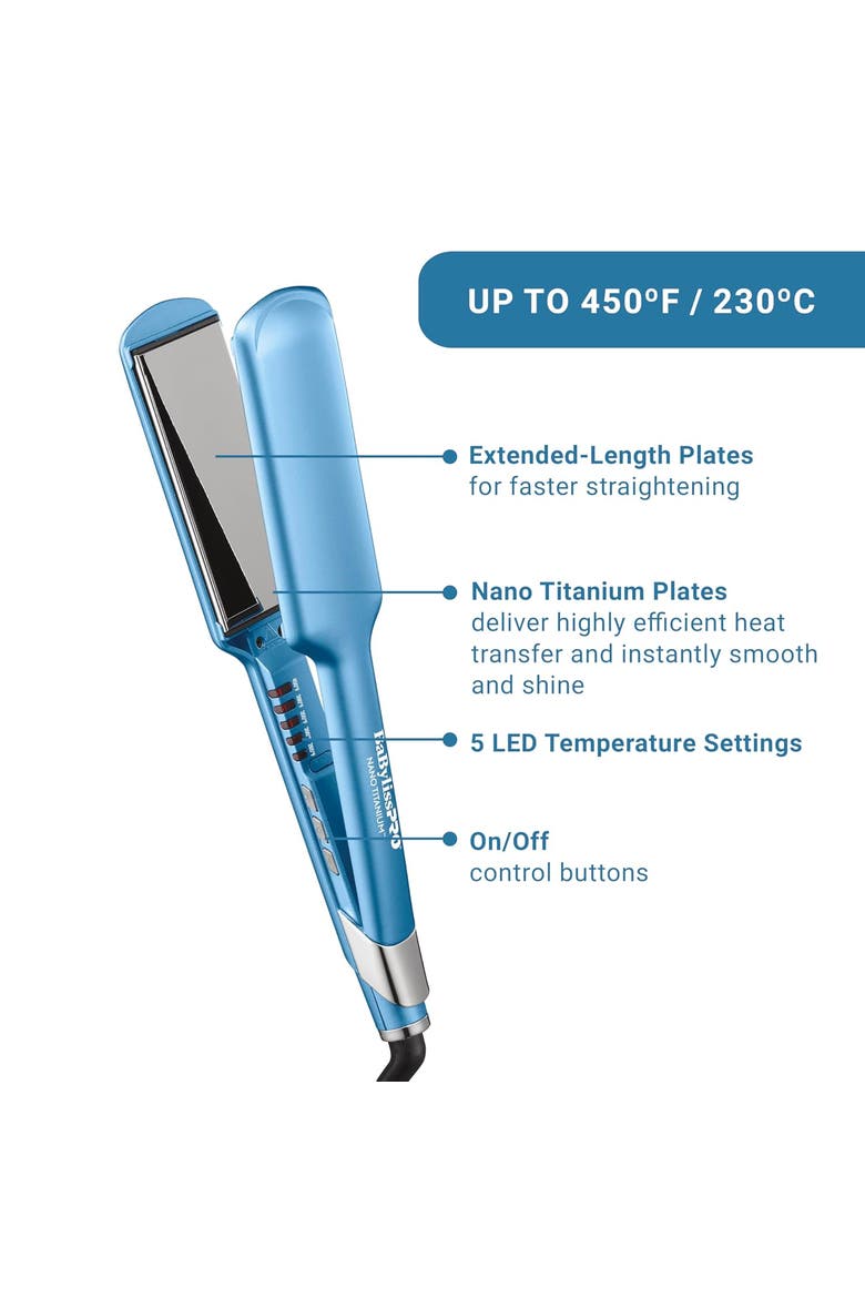 Nano Titanium 2" Ultra-Sleek Straightener, Alternate, color, Blue