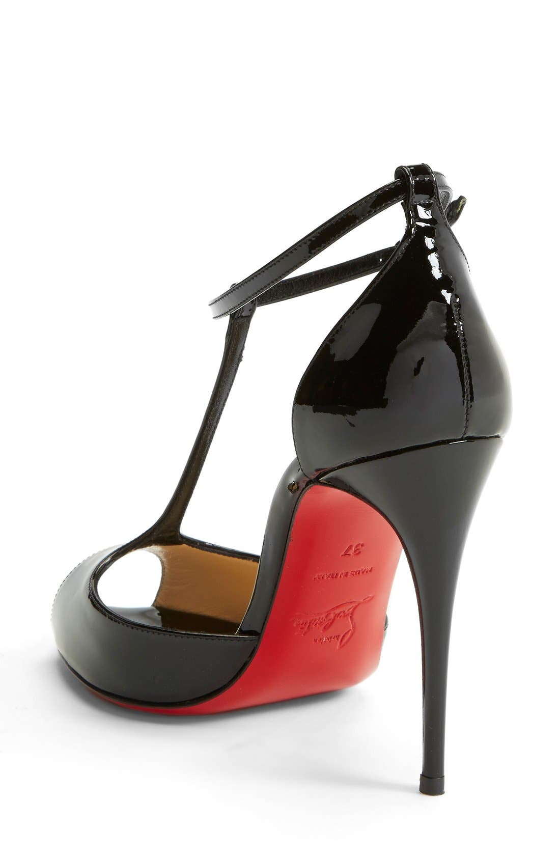 Christian Louboutin 'Señora' T-Strap Open Toe Pump, Alternate, color, 