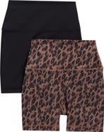 YOGALICIOUS 2-Pack High Waist Performance Bike Shorts