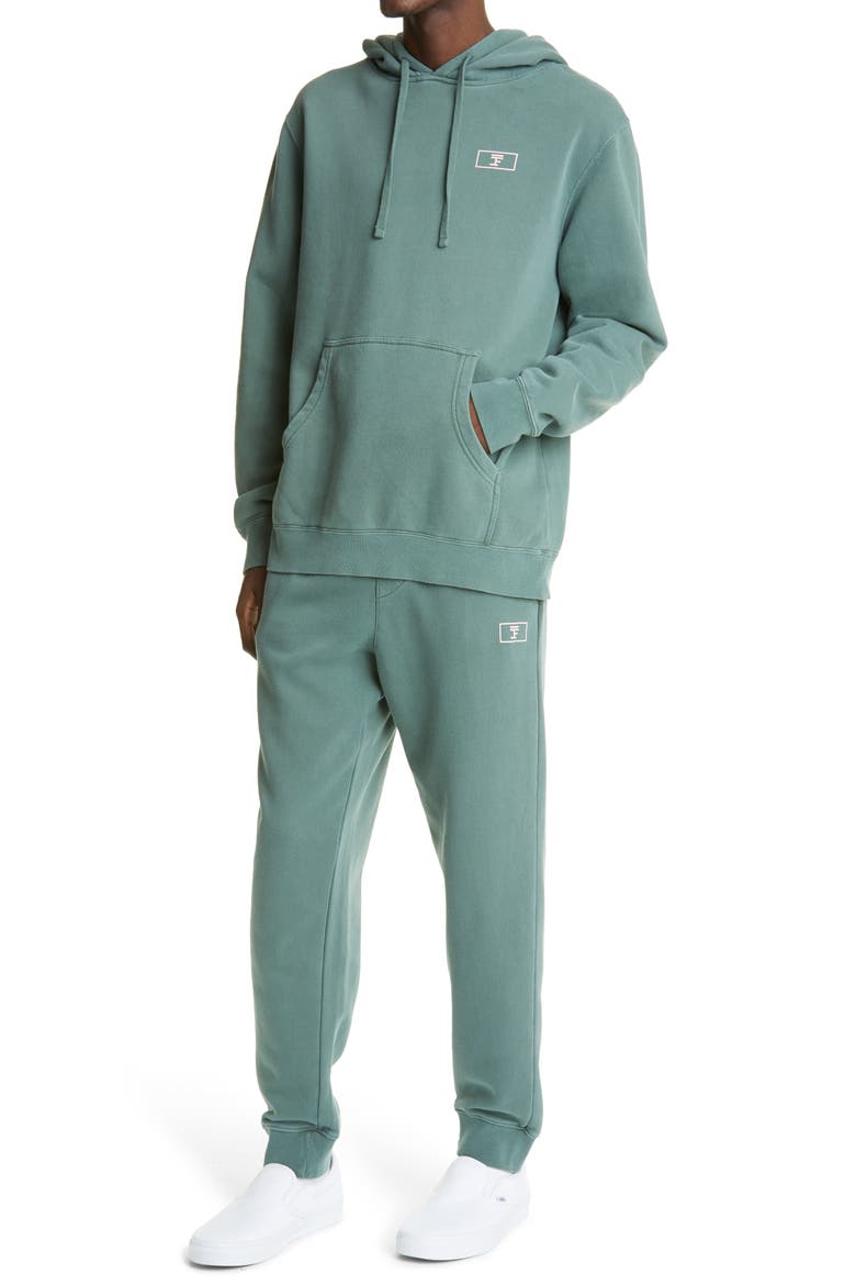 Logo Cotton Hoodie (Nordstrom Exclusive), Alternate, color, SAGE