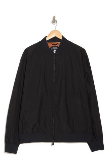 Save The Duck Water Resistant Windbreaker Bomber Jacket In Black