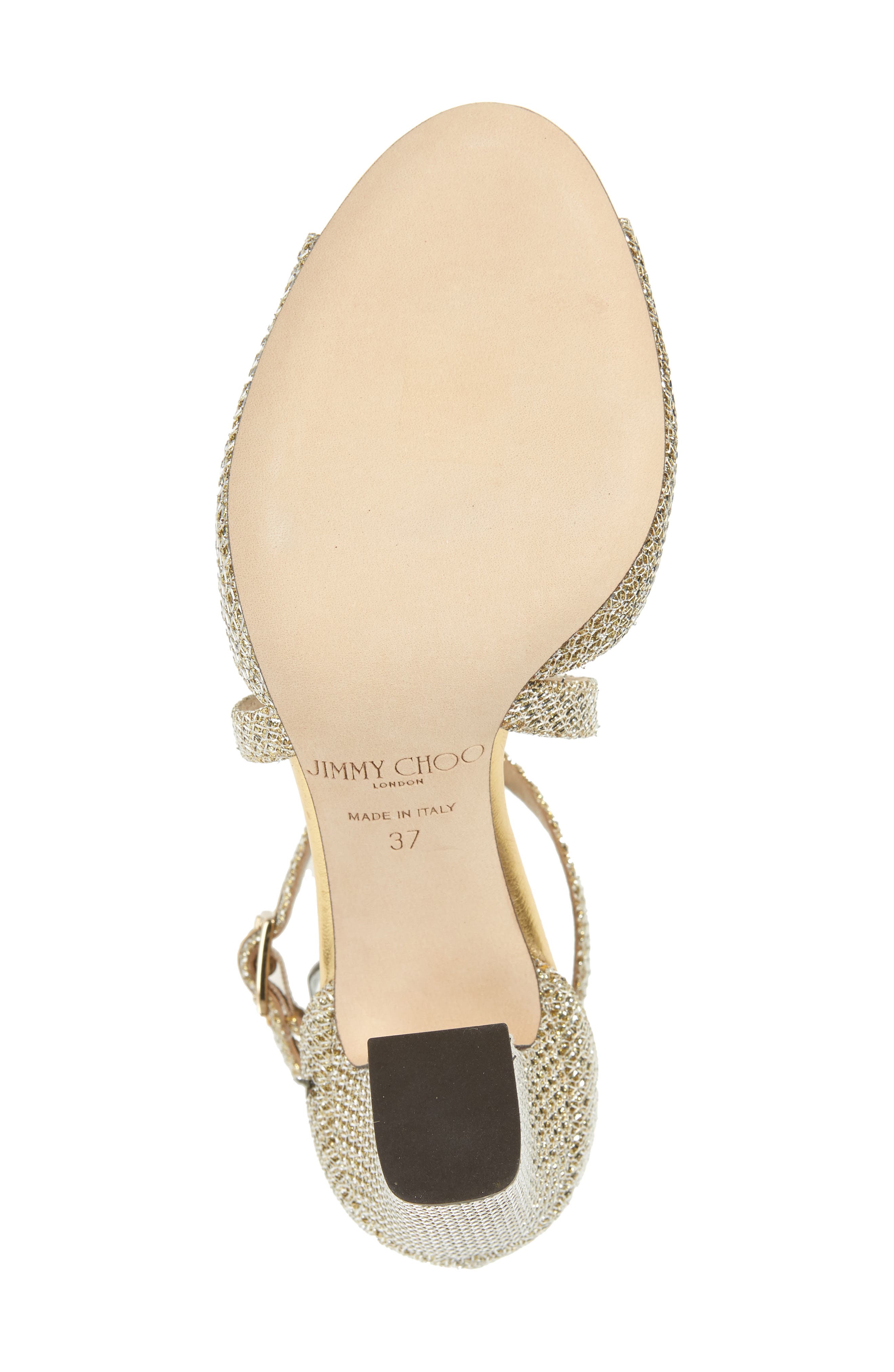 Carrie Shimmer Sandal (Nordstrom Exclusive), Alternate, color, CHAMPAGNE