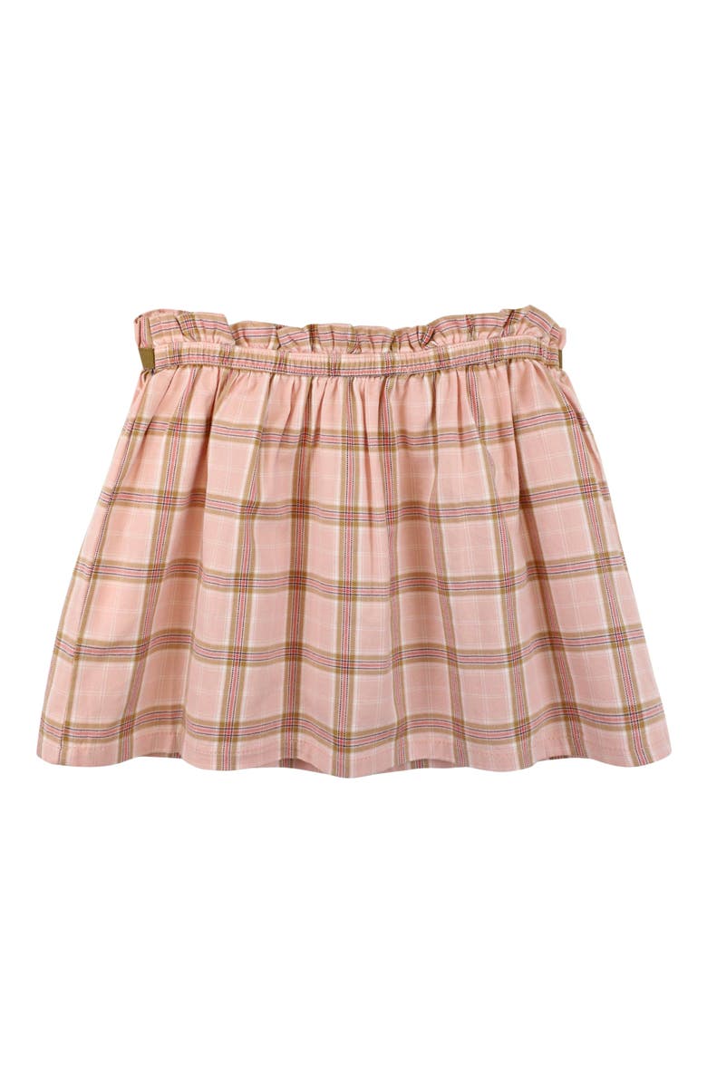 Hope & Henry Baby Girls' Gathered Skirt with Ribbon, Infant, Alternate, color, Fall Rose Plaid