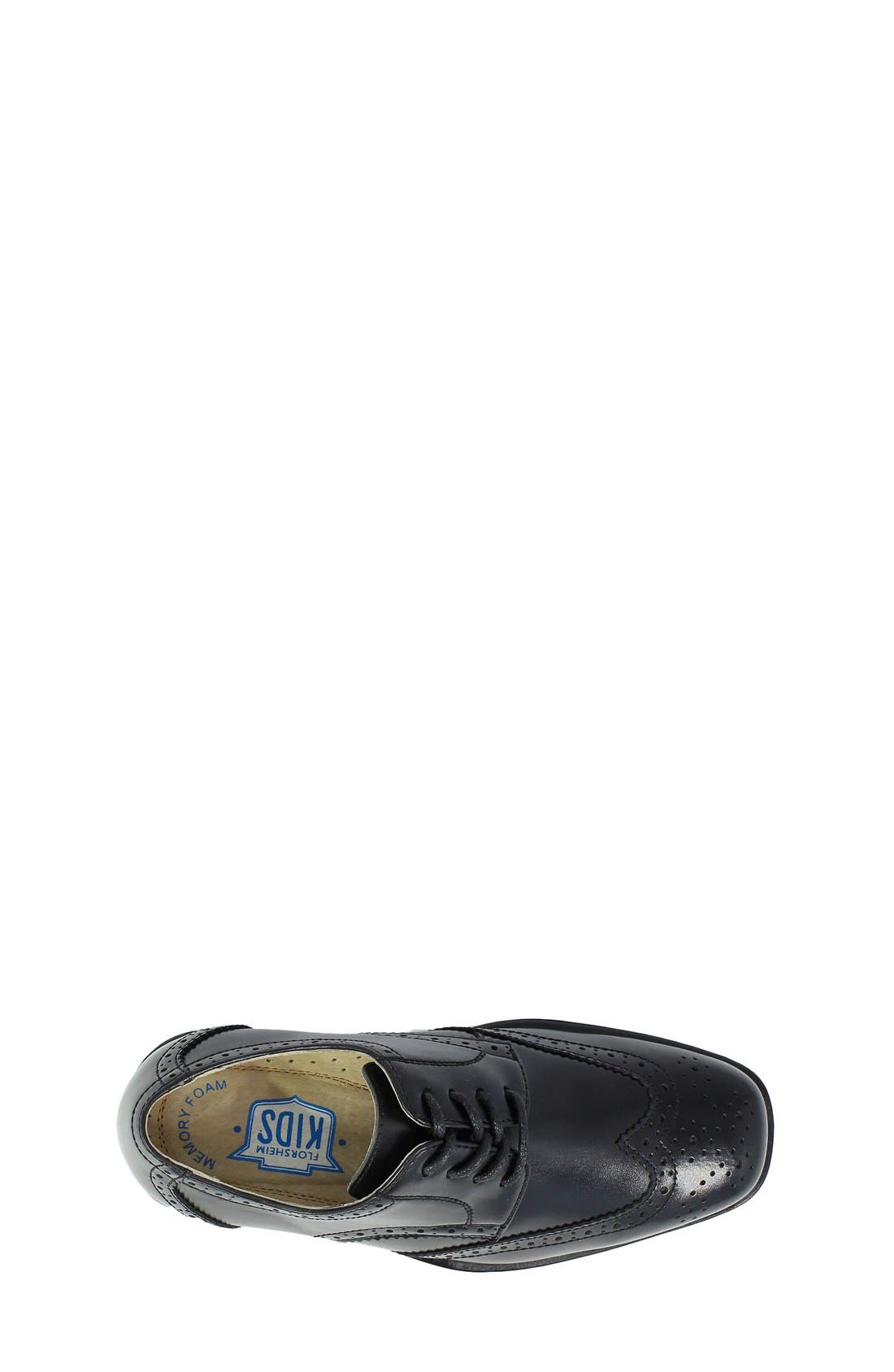 'Reveal' Wingtip Oxford, Alternate, color, BLACK LEATHER